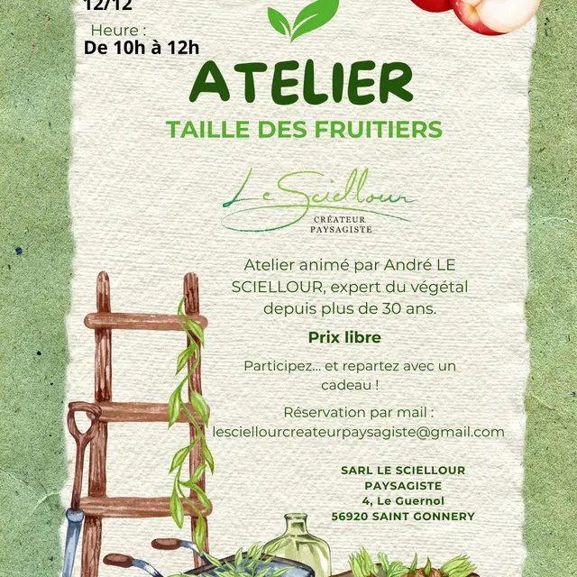 Green And Orange Illustrated Gardening Flyer