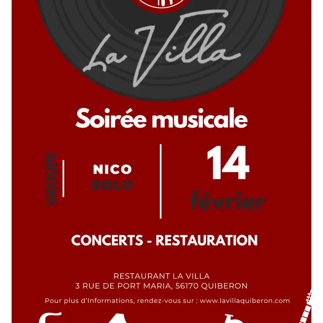 Flyer événement fête de la musique moderne illustration jaune noir blanc - 1