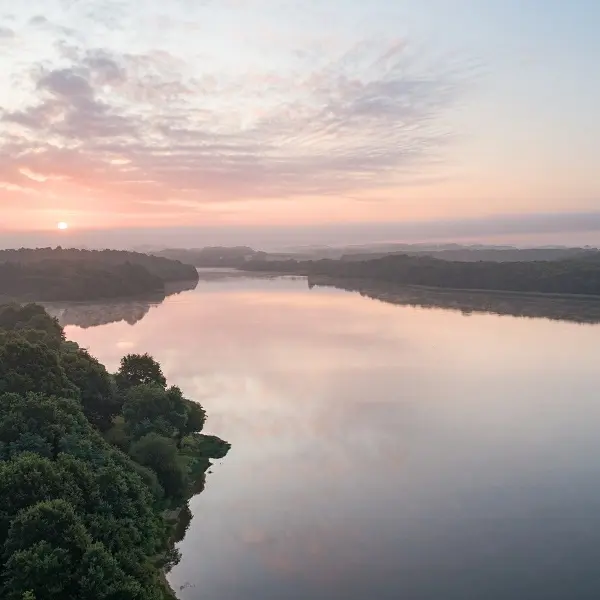 Lac au Duc - aurore - Ploërmel - Brocéliande - Bretagne