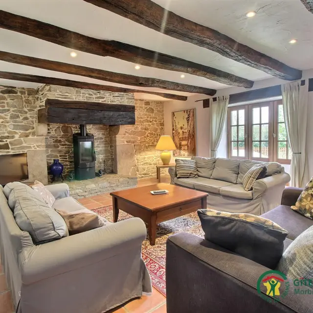 Location vacances_gîtes de Kerabellec_Alouette_salon2_Baud_Vallée du Blavet©Gîtes de France