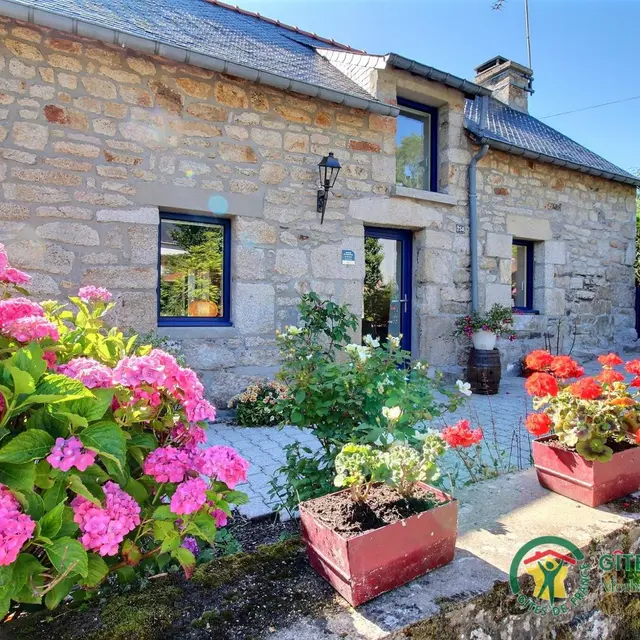 Location_La Maison du Puisatier_façade_Pluméliau-Bieuzy_Vallée du Blavet©Gîtes de France Morbihan