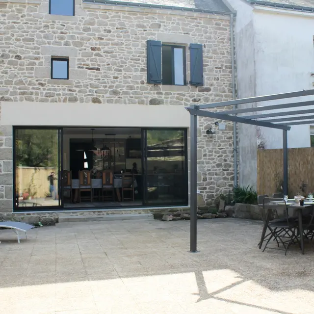 Location_La Maison du Puisatier_terrasse_Pluméliau-Bieuzy_Vallée du Blavet©Gîtes de France Morbihan