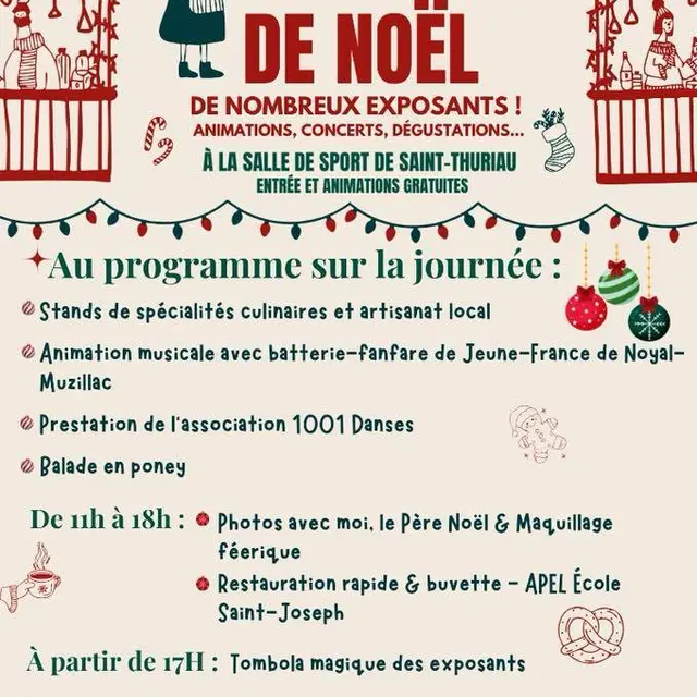 Marché de noel st thuriau