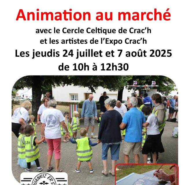Marché animé