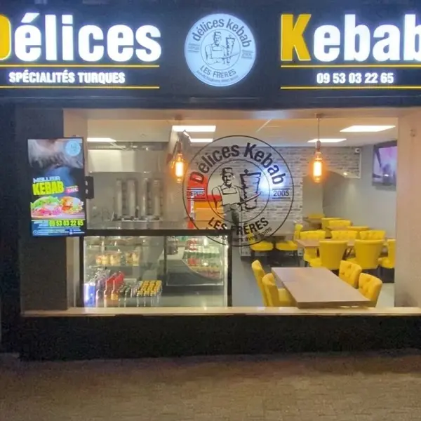 restaurant délices kebab - devanture - ploermel - bretagne