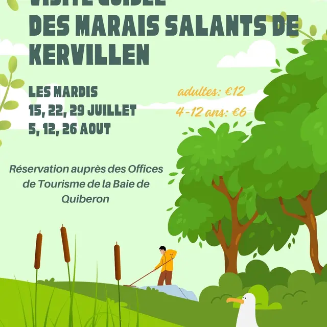 Visite guidée des marais salants de Kervillen