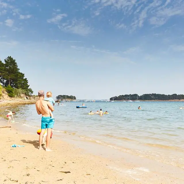 Plage Carrière-Arradon-Golfe-du-Morbihan-Bretagne sud