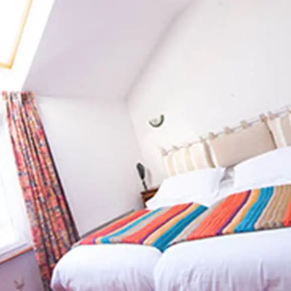 Bretagne Sud_Morbihan_Belle-île_Le Palais_hôtel Le Saint Amant_2 étoiles_chambre twin