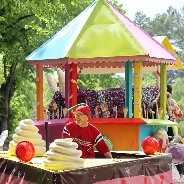 carnaval - char - fête - Ploërmel - Bretagne