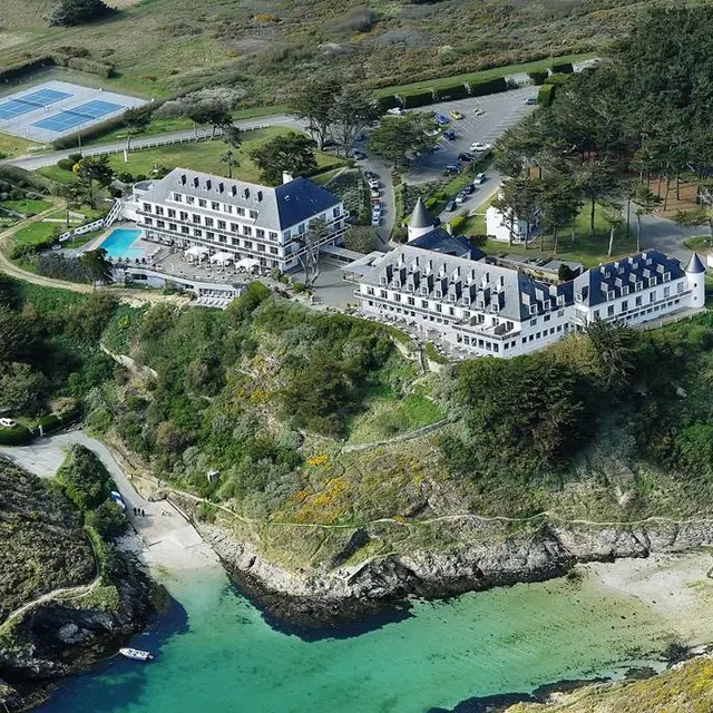 Hotel Castel clara - Vue aérienne - Belle ile morbihan bretagne sud