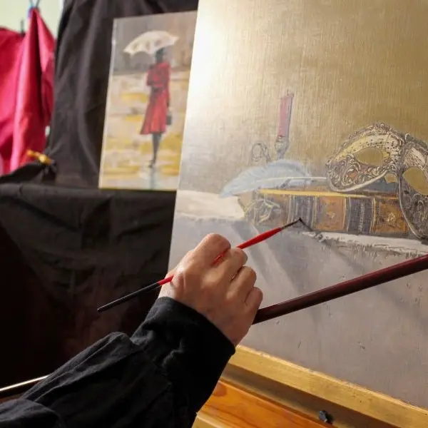 Atelier - Peintre - Cavero - Josselin - Brocéliande - Morbihan - Bretagne