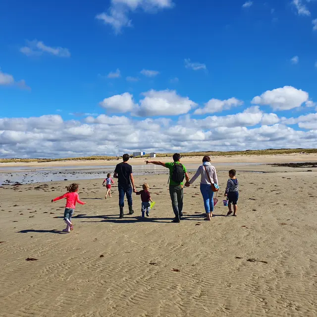 Exploration de la plage