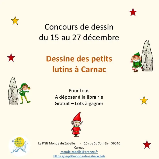 concours dessin carnac noel