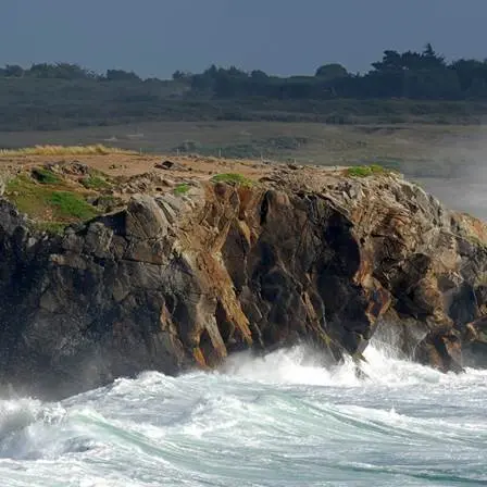 Côte sauvage Quiberon Morbihan Bretagne Sud -  bic sup