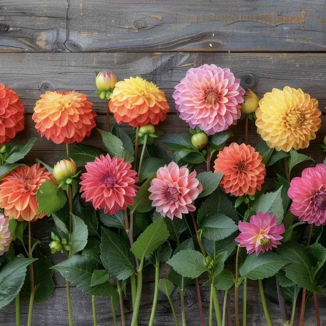Atelier dahlias en folie !