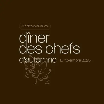dîner des chefs automne
