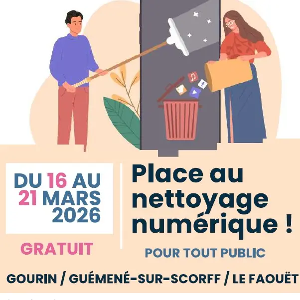 Affiche journées mondiales du nettoyage numérique