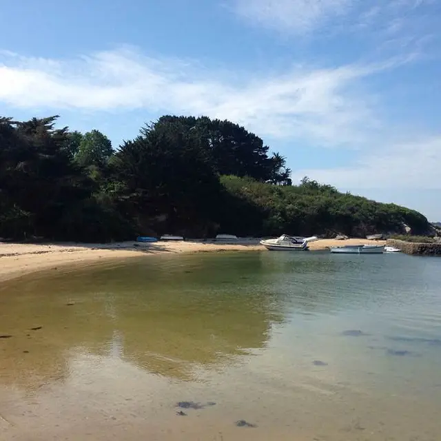 Plage-Le-Goret-Ile-aux-Moines-Golfe-du-Morbihan-Bretagne sud