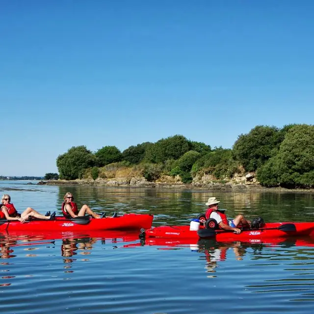 Feet-Kayak-Biplace-Confort-Sarzeau-Golfe-du-Morbihan-Bretagne sud