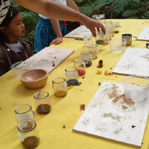 atelier peinture végétale - Loyat - lac au Duc - Morbihan