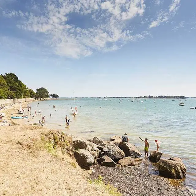 Plage Penboc'h-Arradon-Golfe-du-Morbihan-Bretagne sud