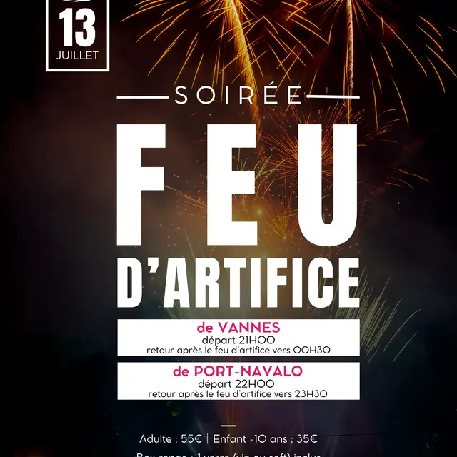 Soirée feu d'artifice