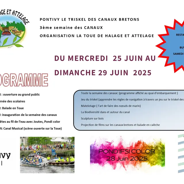 semaine des canaux