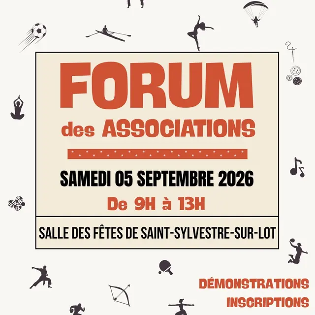 Copie de Affiche Forum Associations 2026 - Forum des associations 2026