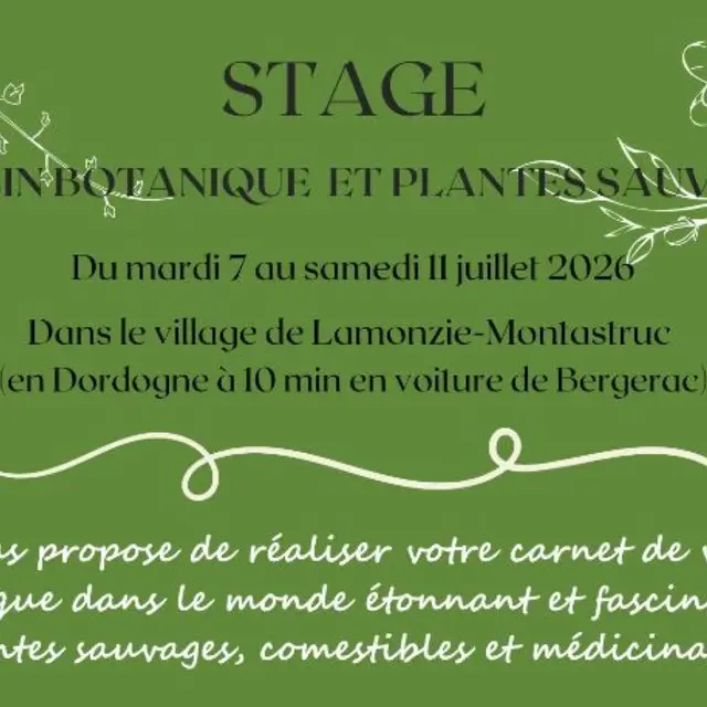 Stage botanique