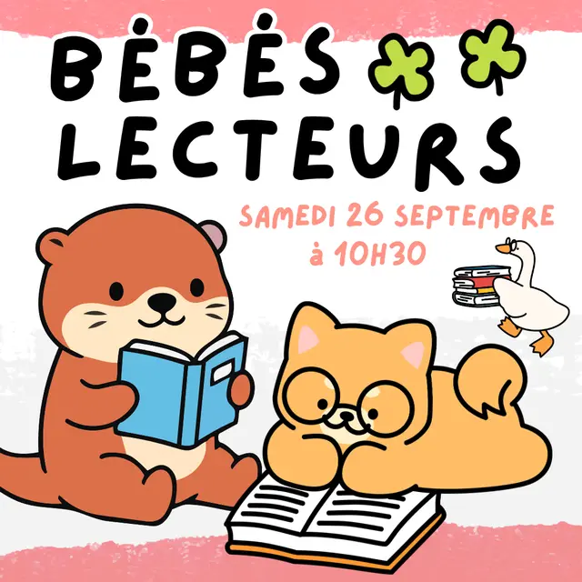 Bébés lecteurs septembre 2026
