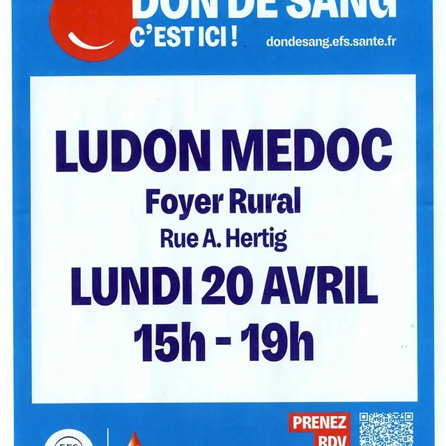 Don du sang Ludon