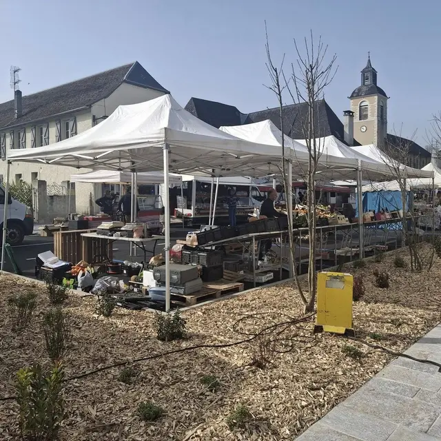 Gan -  Marché hebdomadaire