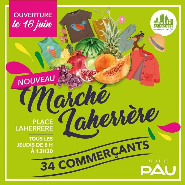 Marché Laherrère - Pau