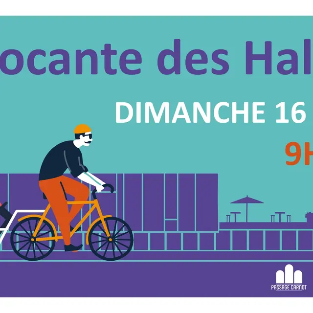 Visuel pour brocante aux Halles