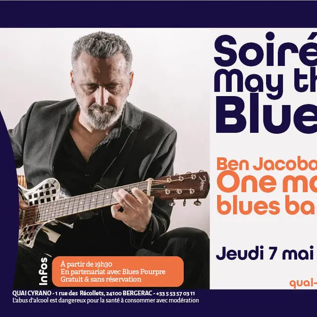 Soirée May the Blues | Ben Jacobacci one man blues band