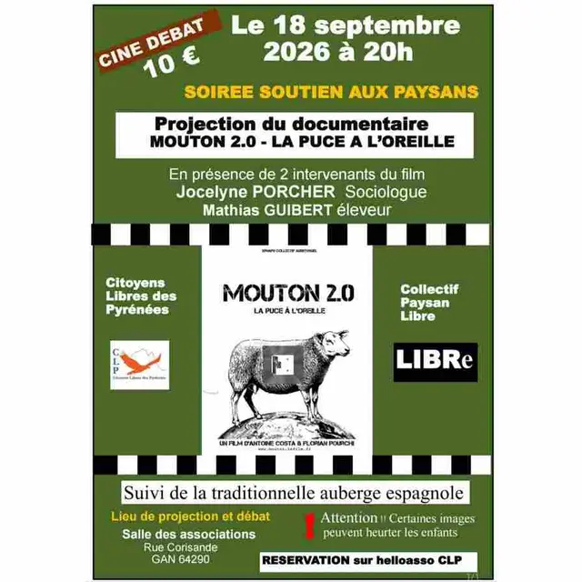 Soirée soutien paysan