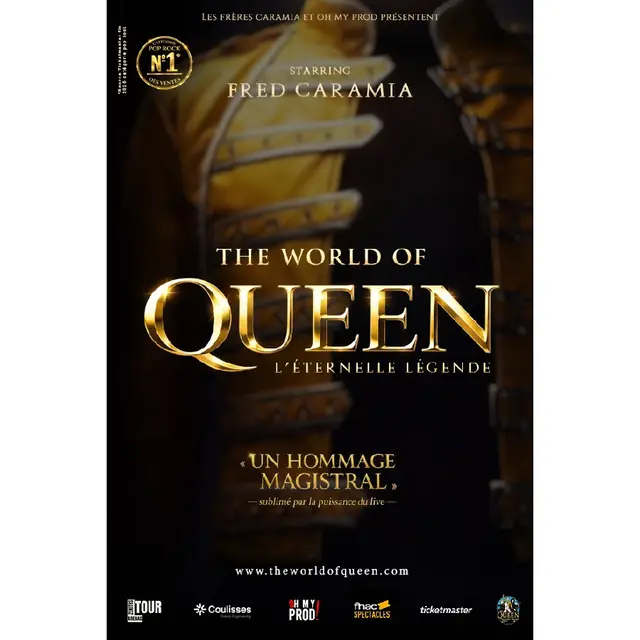 AFFICHE THE WORLD OF QUEEN