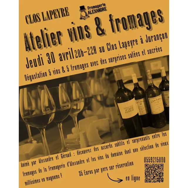 atelier vins et fromage