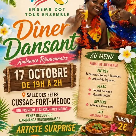diner réunionais cussac