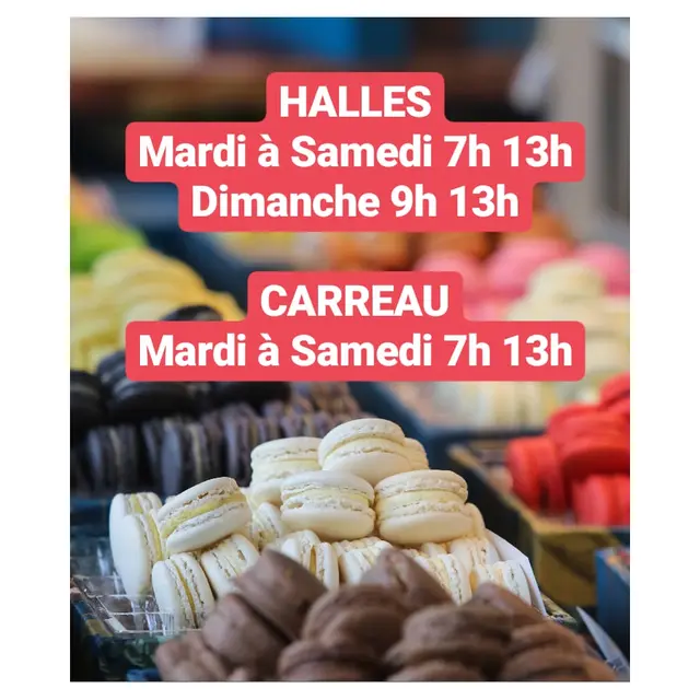 halles - Pau - horaires déconfinement