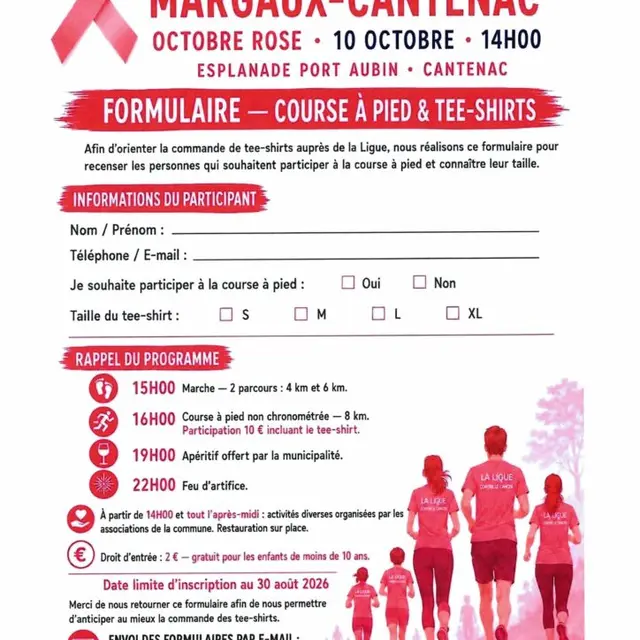 octobre rose margaux cantenac