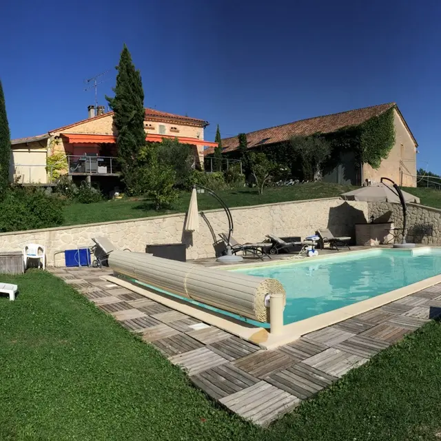 Fumel_La ferme de Pouzatel_Lafon_piscine