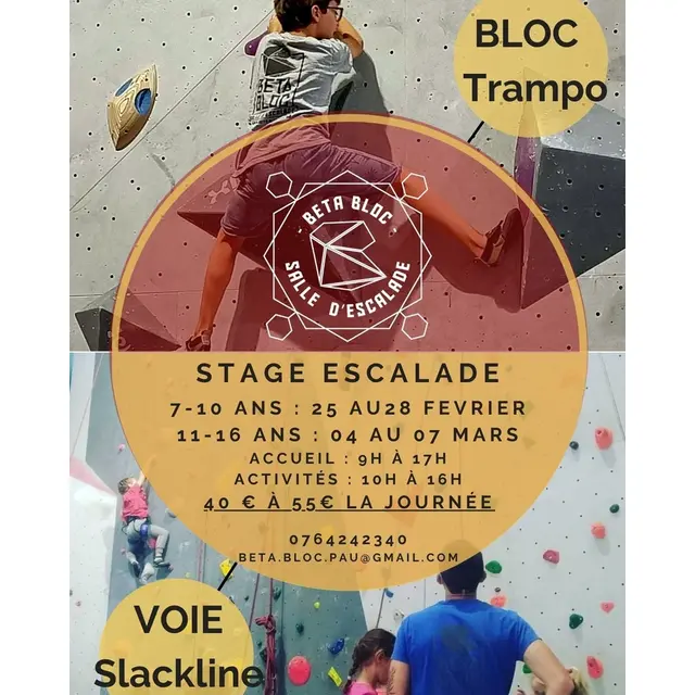 stage beta blos escalade