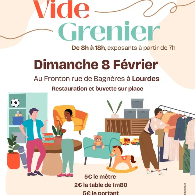 Vide grenier au Fronton