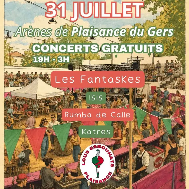 Esbouats concert arènes 2026