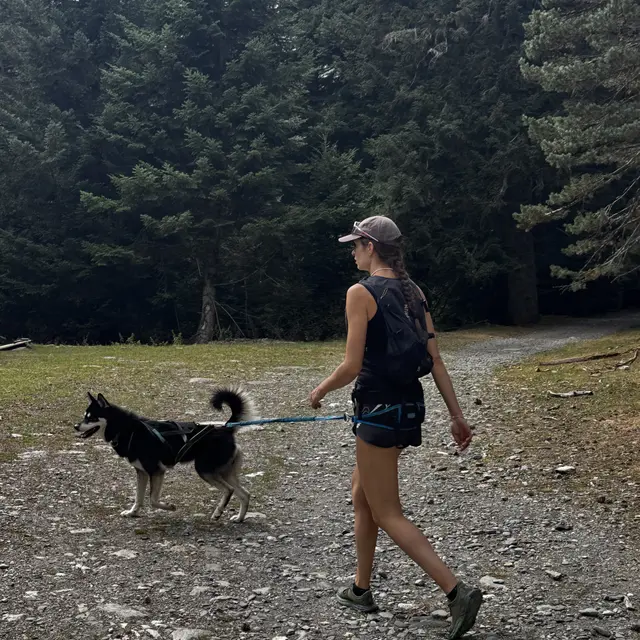 cani-rando la fille aux loups  vallée Rioumajou