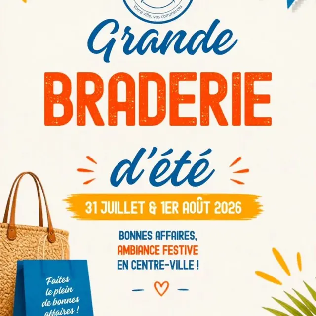 Braderie des commerçants été 2026