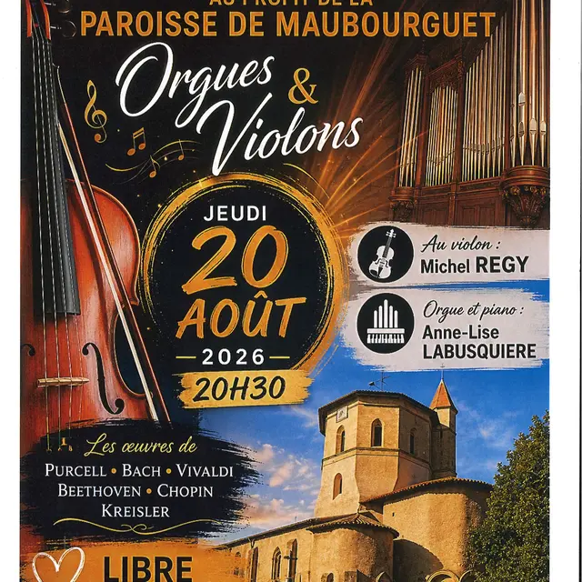 Concert orgue et violon