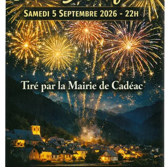 Feu d'artifice Cadéac