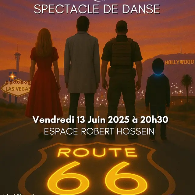 AFFICHE SPECTACLE ROUTE 66_13.06.2025